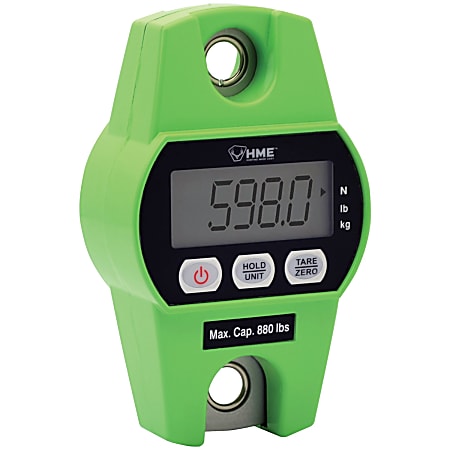 HME™ Digital Hanging Scale, 880 lbs. Capacity, Green