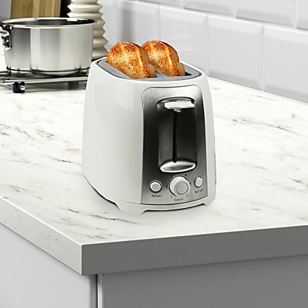 Cuisinart 2 Slice Wide Slot Toaster White - Office Depot