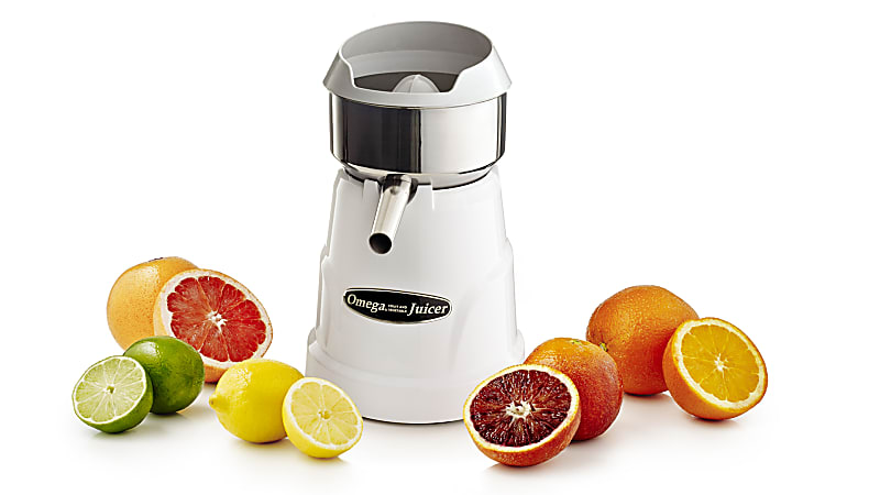 Omega C10W Citrus Juicer White Office Depot
