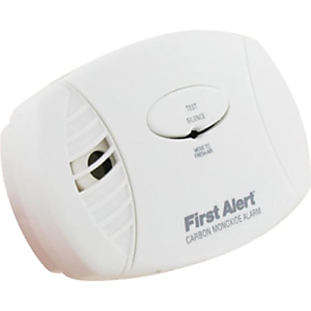 First Alert Plug-In Carbon Monoxide Alarm with Battery Backup - Electrochemical - Gas Detection