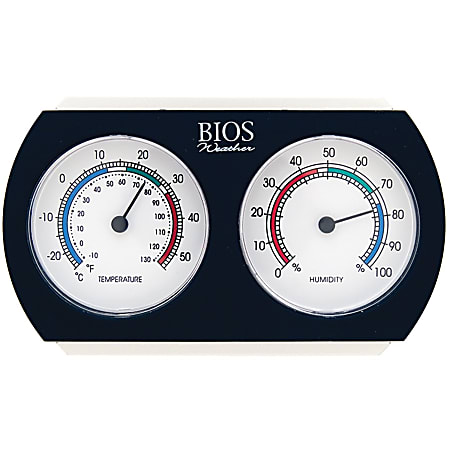 BIOS Medical Indoor Thermometer / Hygrometer - Hygrometer/Thermometer - Temperature, Humidity
