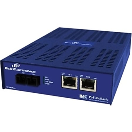 IMC PoE McBasic 10/100 Mbps PoE Media Converter