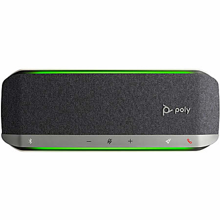 Poly Sync 40 USB A USB C Speakerphone  Wired/Wireless Bluetooth  3 Microphone(s)  50 mm Speaker(s)  Silver