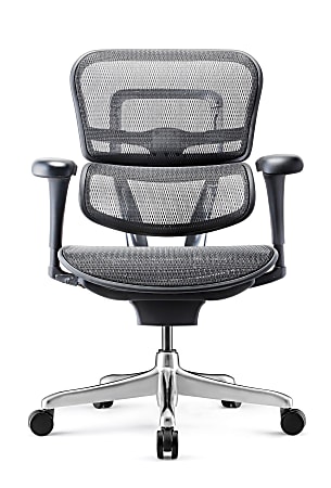 WorkPro 12000 V2 Series Ergonomic Mesh Mid-Back Manager Chair, Black