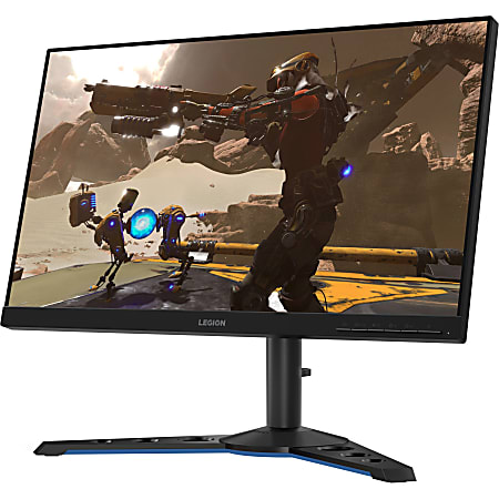 Lenovo Legion Y25-25 24.5" Full HD WLED Gaming LCD Monitor - 16:9 - Raven Black - 25" Class - 16.7 Million Colors - FreeSync Premium - 400 Nit Typical - 1 ms Extreme Mode - 240 Hz Refresh Rate - HDMI - DisplayPort - USB Hub