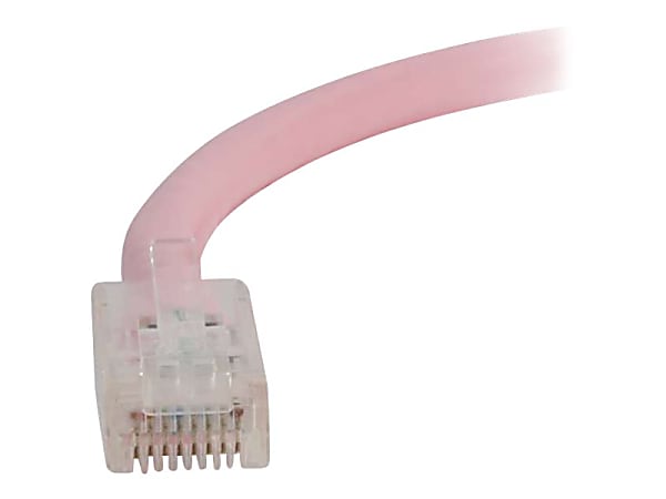 C2G 2ft Cat6 Non-Booted Unshielded (UTP) Ethernet Network Patch Cable - Pink - Patch cable - RJ-45 (M) to RJ-45 (M) - 2 ft - UTP - CAT 6 - pink