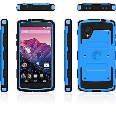 i-Blason Armorbox NEX5-ARMOR-BLUE Carrying Case Smartphone - Blue - Scratch Resistant Screen Protector, Dust Resistant Screen Protector, Shatter Resistant Screen Protector, Impact Resistance, Shock Absorbing - Polycarbonate, Thermoplastic Polyurethane