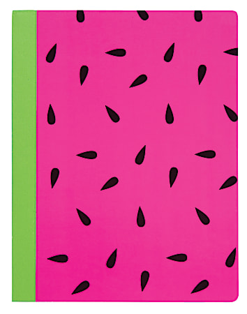 Divoga® Composition Notebook, Tropical Punch Collection, College Ruled, 160 Pages (80 Sheets), Watermelon