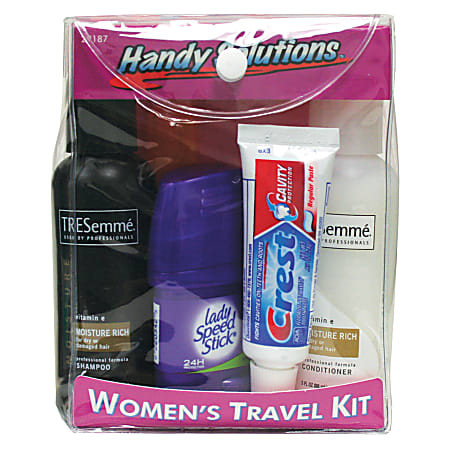 Handy Solutions Women's Toiletry Kit, Pink