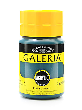 Winsor & Newton Galeria Flow Formula Acrylic Colors, 250 mL, Phthalo Green, 522, Pack Of 2