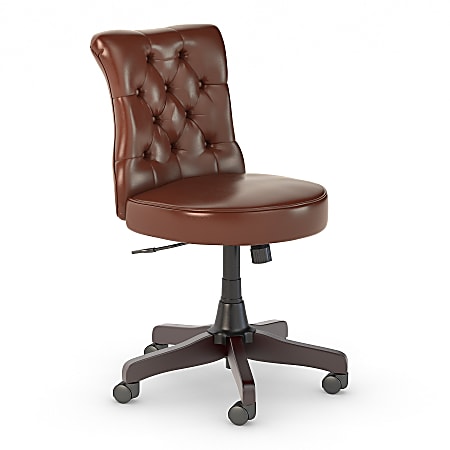 Bush Business Furniture Arden Lane Mid-Back Office Chair, Harvest Cherry, Premium Installation