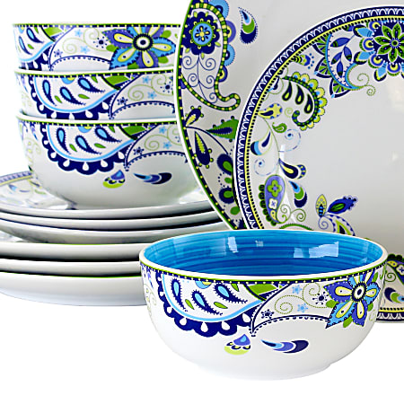 Gibson elite deals dinnerware white