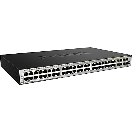 D-Link DGS-3630-52PC/SI Layer 3 Switch - 48 Ports - Manageable - 3 Layer Supported - Modular - Optical Fiber, Twisted Pair - Lifetime Limited Warranty
