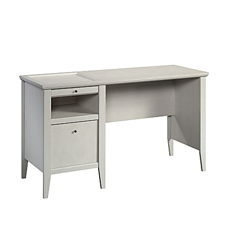 Sauder® Larkin Ledge 54"W Single-Pedestal Computer Desk With