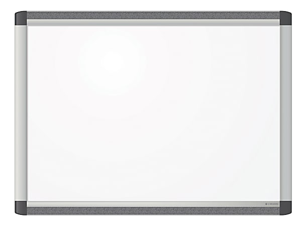 U Brands PINIT Magnetic Dry-Erase Whiteboard, 17" x 23", Aluminum Frame With Silver Finish