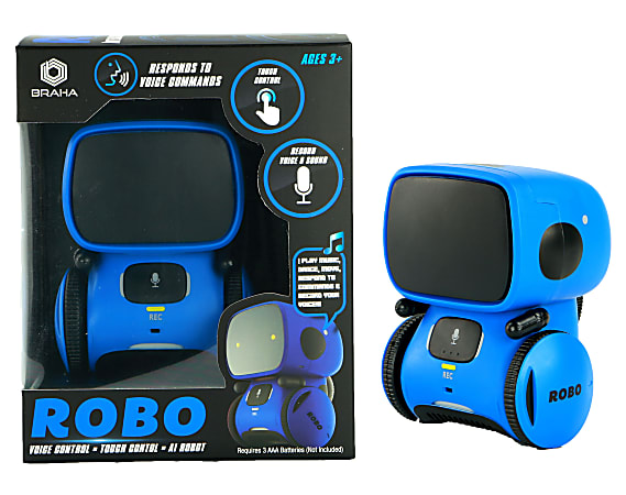 Braha ROBO IR Control Interactive Toy Robot, Blue