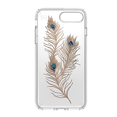 Speck® Presidio™ CLEAR Hard Case For Apple® iPhone® 7 Plus, Feathers
