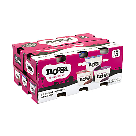 Noosa Finest Yogurt, 4 Oz, Pack Of 12