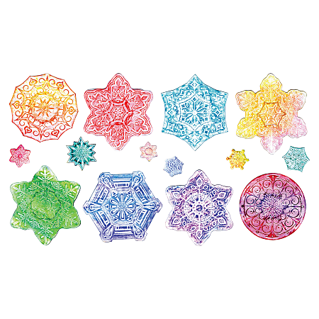Creativity Street Snowflake Embossed Paper Set - 24 Piece(s) - 24 / Set - Paper