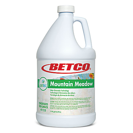 Betco SenTec Mountain Meadow Air Freshener , 1 Gal, Pack of 4