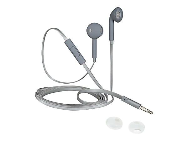 iStore Classic Fit  Earphones with mic  in ear  wired  3.5 mm jack  luxe matte gray