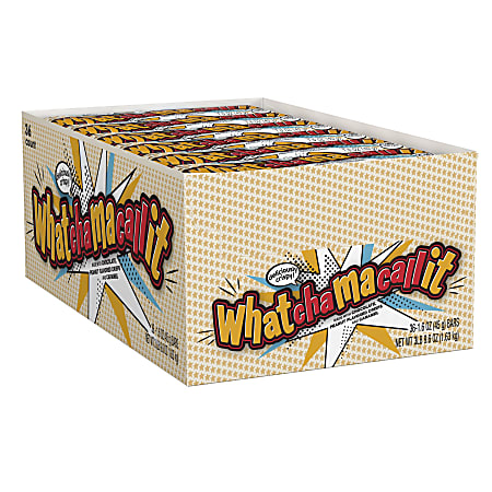 Whatchamacallit Candy Bars, 1.6 Oz, Pack Of 36