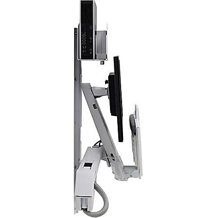 Ergotron StyleView Sit-Stand Combo System with Small CPU