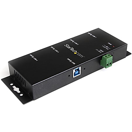 StarTech.com Mountable 4 Port Rugged Industrial SuperSpeed USB 3.0 Hub