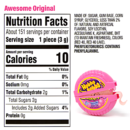 Hubba bubba tape shop gum