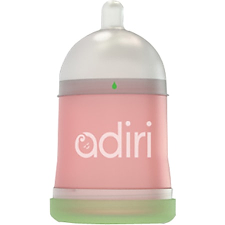 Adiri NxGen Newborn Nurser Baby Bottle Pink (0-3 M) 5.5oz BPA Free - Breast-Like Bottle - 0-3 Months 5.5oz Bottle - Pink - BPA Free - No Colic