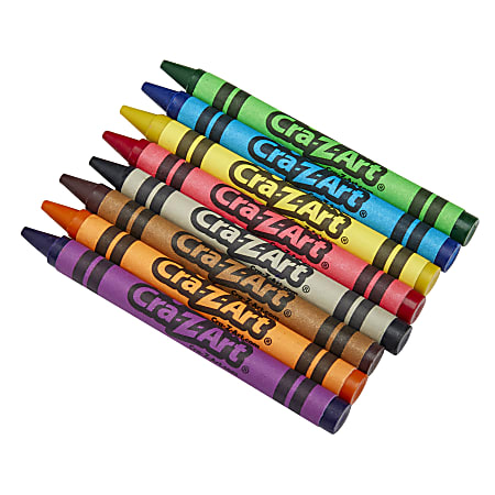 Cra-Z-Art Crayons Classroom Pack, 8 Colors, 800ct