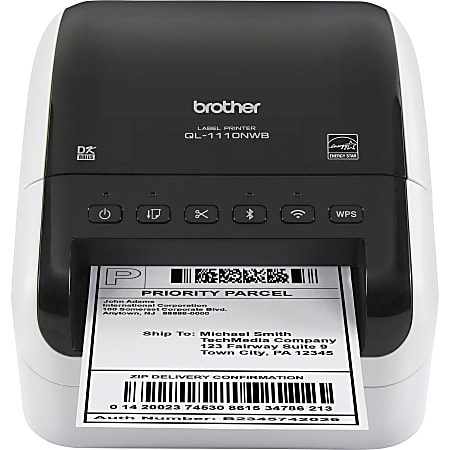 Brother QL 1110NWB Monochrome Black And White Direct Thermal ...