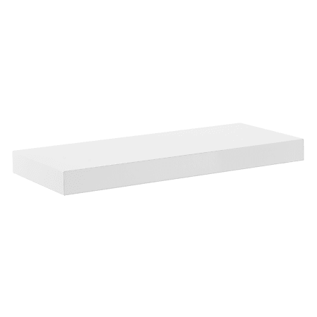 Eurostyle Barney Floating Shelf, 2”H x 24”W x 10”D, High Gloss White