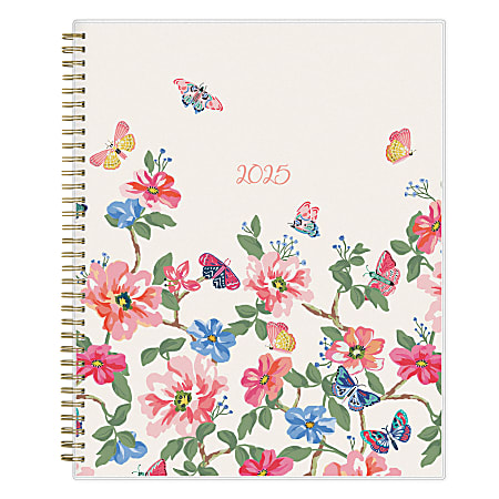 2025 Blue Sky WeeklyMonthly Planning Calendar 8 12 x 11 Fly By Frosted