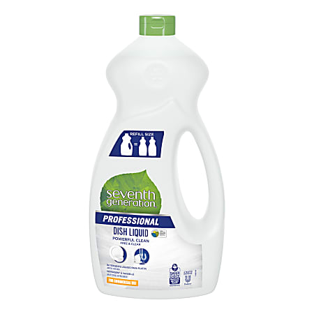 Seventh Generation™ Professional Jumbo Free And Clear Liquid Dish Detergent, 50-Oz Bottle