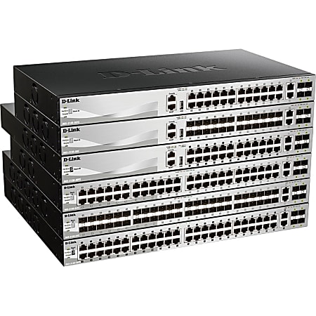 D-Link DGS-3130-54TS Ethernet Switch - 50 Ports - Manageable - Gigabit Ethernet - 1000Base-T - 3 Layer Supported - DGS313054TS