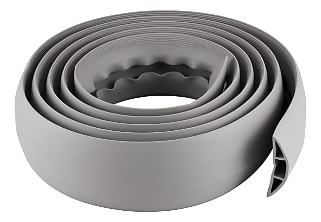 Ativa Cable Management Tube Gray - Office Depot