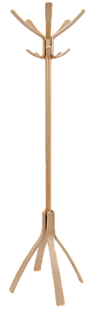 Alba Coat Stand, 71", Beech
