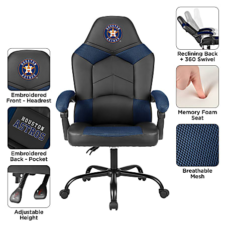 Imperial MLB Adjustable Oversized Vinyl High Back Office Task Chair ...