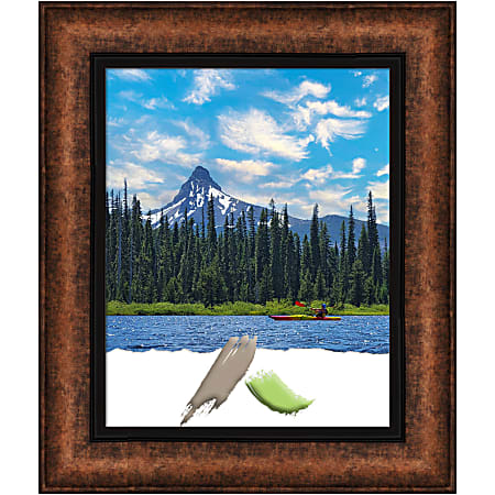 Amanti Art Picture Frame, 23" x 27", Matted For 16" x 20", Vogue Bronze
