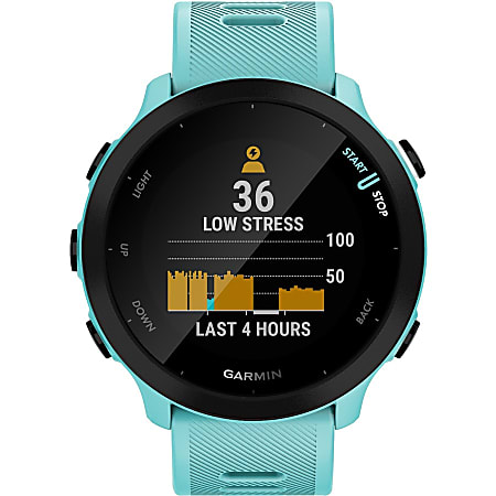 Garmin Forerunner 55 Running Watch Aqua - Office Depot