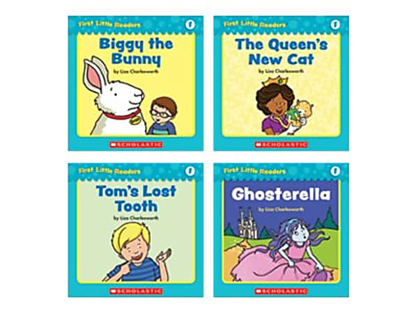 First Little Readers - Pre K-2 - Guided reading level E, F - by Charlesworth Liza - picture book (pack of 16)