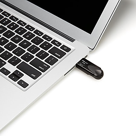 Lotto 2 Chiavette USB 4GB Girevoli – Memoria Flash 2.0, Chip Grado A, Colore Nero