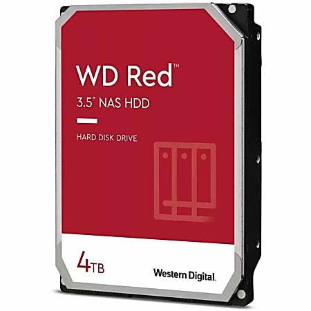 Western Digital Red WD40EFAX 4 TB Hard Drive - 3.5" Internal - SATA (SATA/600) - Storage System Device Supported - WD40EFAX
