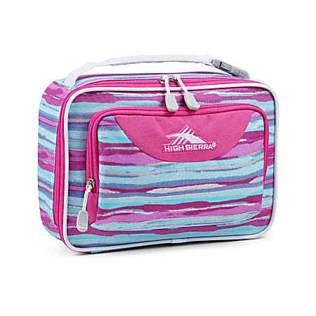 High Sierra Single Compartment Lunch Case, Watercolor Stripes