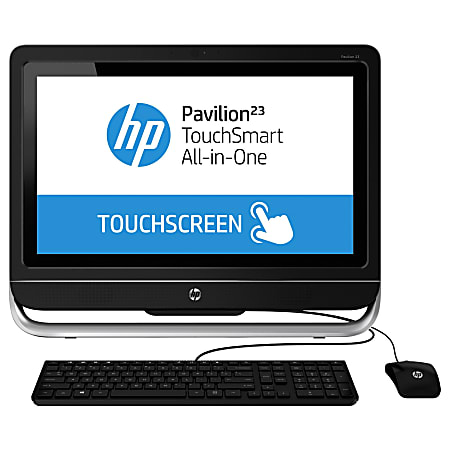 HP Pavilion TouchSmart 23-h000 23-h027c All-in-One Computer - Intel Core i3 (4th Gen) i3-4130T 2.90 GHz - 8 GB DDR3 SDRAM - 1 TB HDD - 23" 1920 x 1080 Touchscreen Display - Windows 8.1 64-bit - Desktop - Refurbished