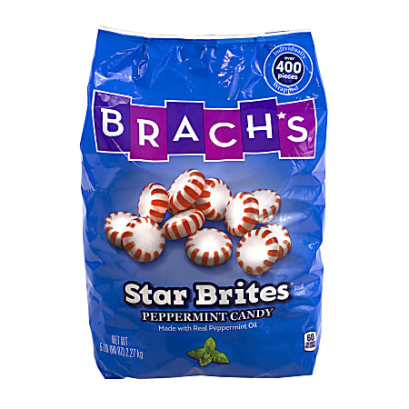 Brach's Peppermint Star Brites Mints, 5 Lb Bag