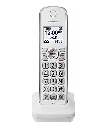 Panasonic® DECT 6.0 Cordless Expansion Handset For TGD/TGC Phone Systems, KX-TGDA50W1