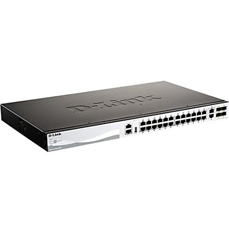 D-Link DGS-3130-30PS Ethernet Switch - 26 Ports - Manageable - Gigabit Ethernet - 1000Base-T - 3 Layer Supported - Modular - Optical Fiber, Twisted Pair - Lifetime Limited Warranty