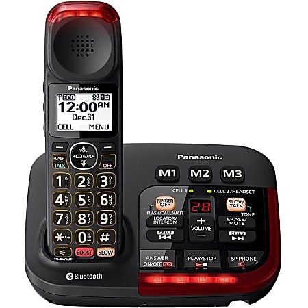  Panasonic Expandable Cordless Phone System, Bluetooth